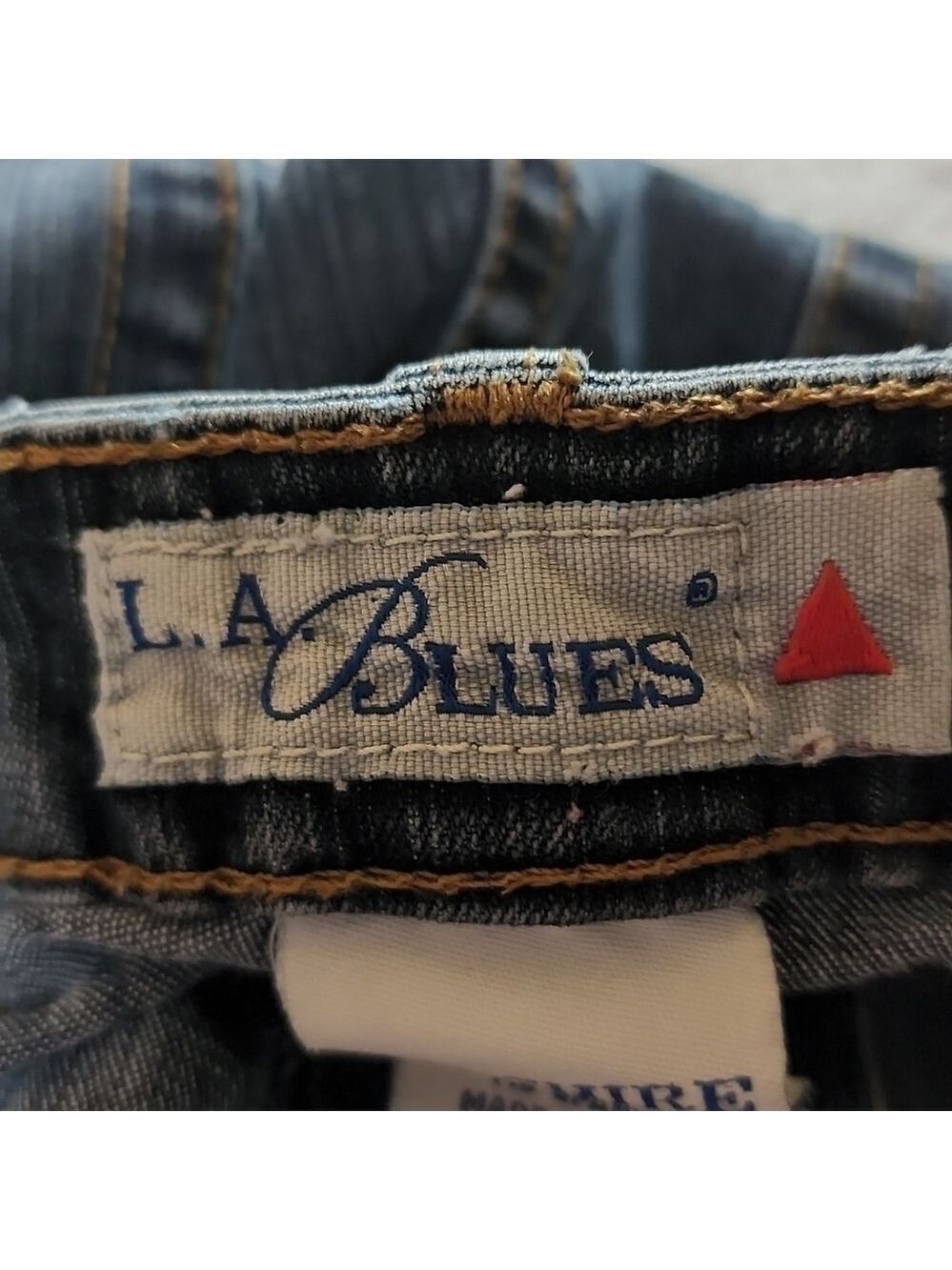 Vintage LA Blues High Rise Straight Leg Mom Jeans Size 2 Short - Picture 6 of 6